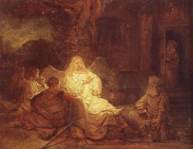 REMBRANDT Harmenszoon van Rijn Abraham Receives the Three Angels